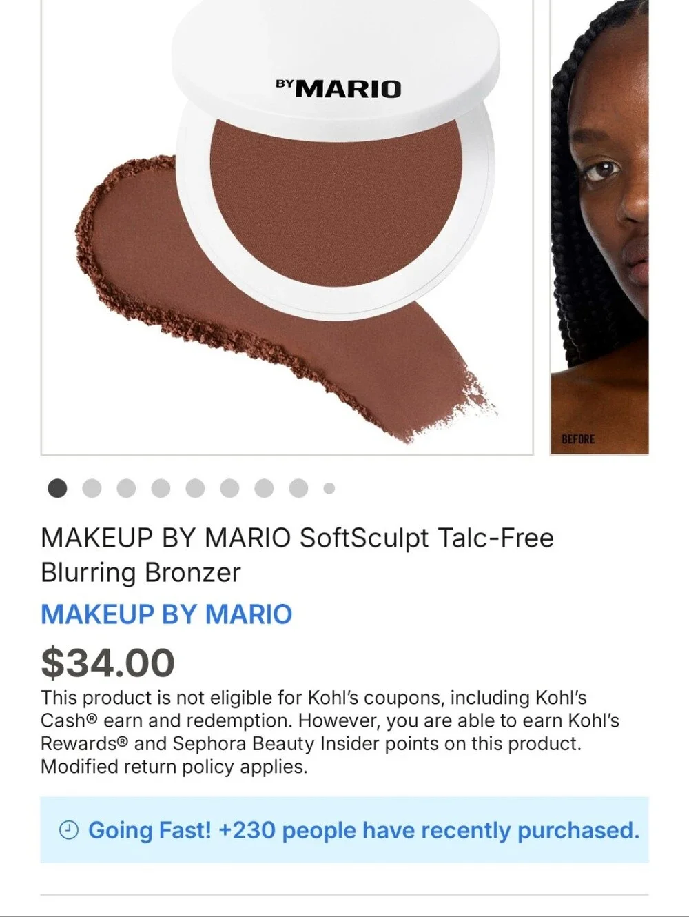 Makeup By Mario SoftSculpt Blurring Bronzer — Light to Dark Deep Shades